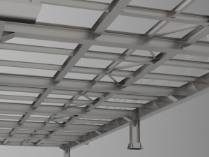 steel platform 3D Model
