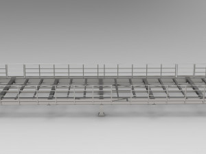 steel platform 3D Model