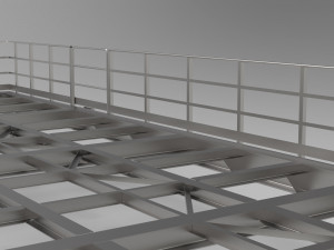steel platform 3D Model