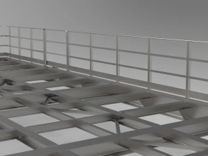 steel platform 3D Model
