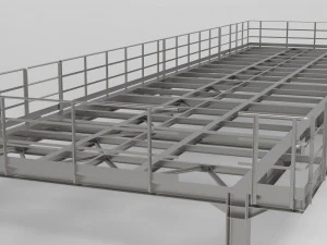 steel platform 3D Model