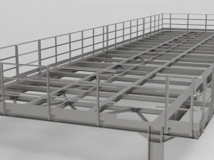 steel platform 3D Model