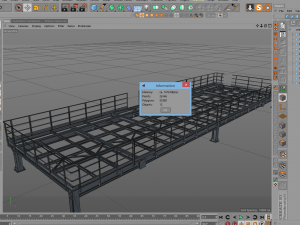 steel platform 3D Model