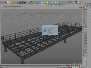 steel platform 3D Model