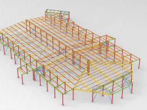 railway station 3D Model