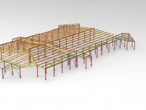 railway station 3D Model