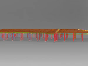 railway station 3D Model