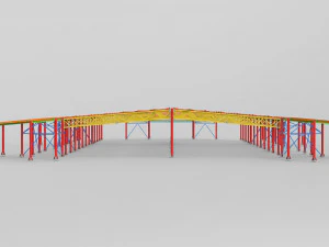 railway station 3D Model