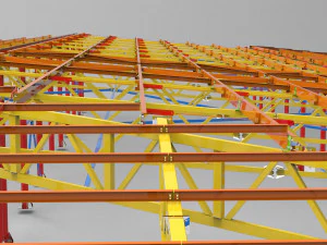 railway station 3D Model