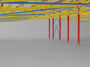 railway station 3D Model