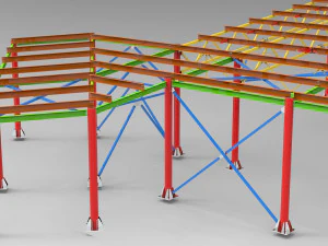 railway station 3D Model