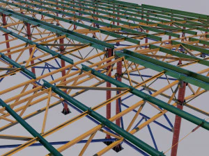railway station 3D Model
