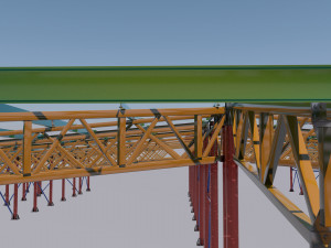 railway station 3D मॉडल