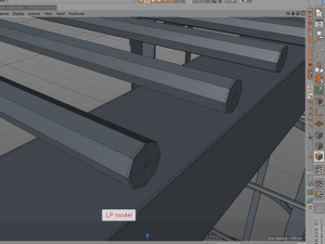 steel fire stair 3D Model