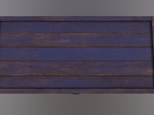 old wooden chest 3D Modell