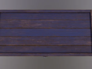 old wooden chest 3D Model