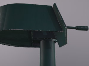 automatic military turret 3D-Modell