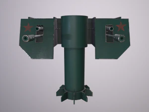 automatic military turret 3D Model