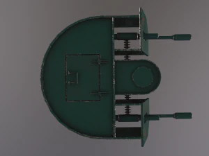 automatic military turret 3D Model