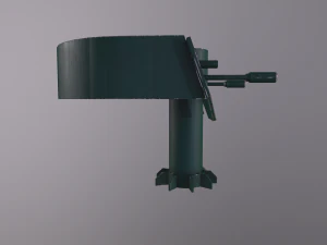 automatic military turret 3D Model