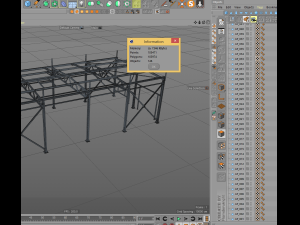 metal structures of the electroplating shop building 3Dモデル