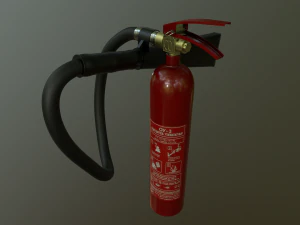 आग बुझाने का यंत्र 3D मॉडल