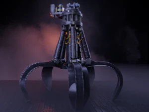 Presa idraulica Modello 3D