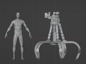 Hydraulic Grip 3D 模型
