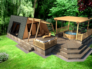 glamping pod k22 3D 모델