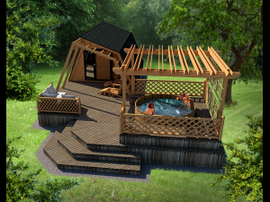 glamping pod k22 3D 모델