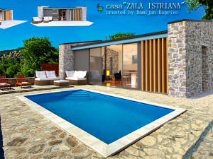 casa zala istria 3Dモデル