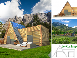 mountain cabin by damijan koprivc Modelo 3D