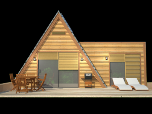 mountain cabin by damijan koprivc Modelo 3D