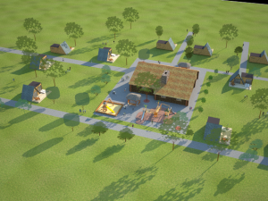 mountain cabin by damijan koprivc Modelo 3D