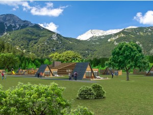 mountain cabin by damijan koprivc Modelo 3D