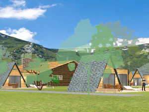 mountain cabin by damijan koprivc 3D Model