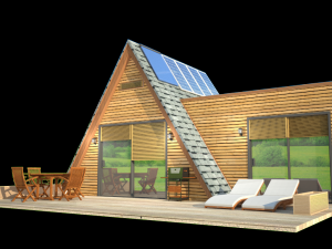 mountain cabin by damijan koprivc Modelo 3D