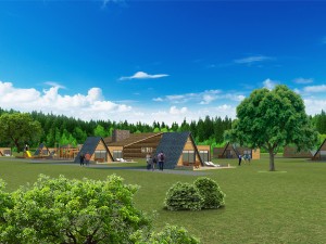 mountain cabin by damijan koprivc Modelo 3D
