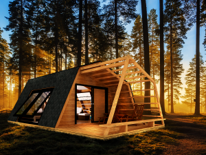 glamping pod tiny house Modèle 3D