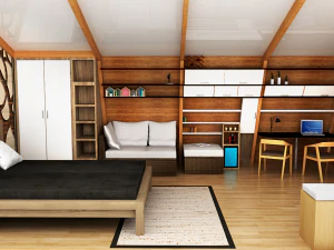 glamping pod tiny house 3D Model
