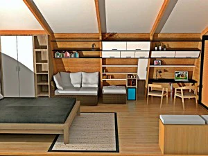 glamping pod tiny house 3D Model