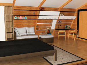 glamping pod tiny house 3D Model