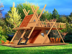 glamping tower a1 Modèle 3D