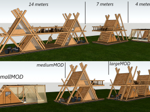 glamping tower a1 3D-Modell