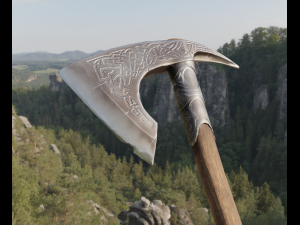Viking axe 3D Model