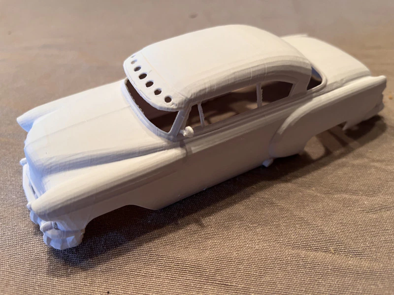 Chevrolet bel air custom slot car 3D Print Model .c4d .max .obj .3ds .fbx .stl .blend 