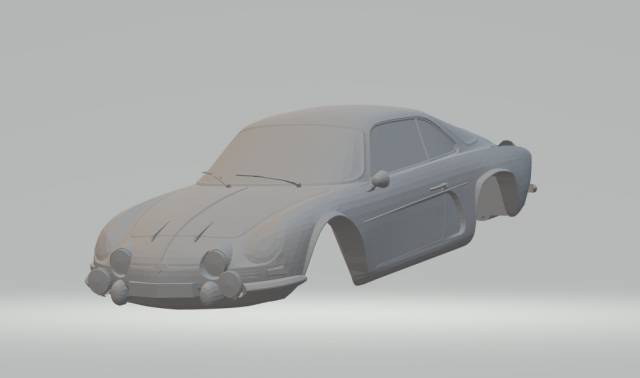renault interlagos alpine 3D Принт Модель .c4d .max .obj .3ds .fbx .stl .blend 