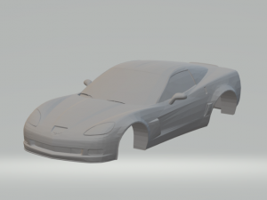 chevrolet corvette 2006 3D Print Model