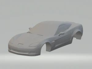 Chevrolet Corvette 2006 3D Baskı Modeli