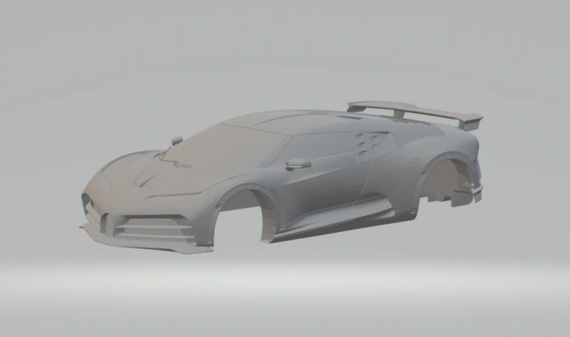 bugatti eb110 homage 3D Print Model .c4d .max .obj .3ds .fbx .stl .blend 
